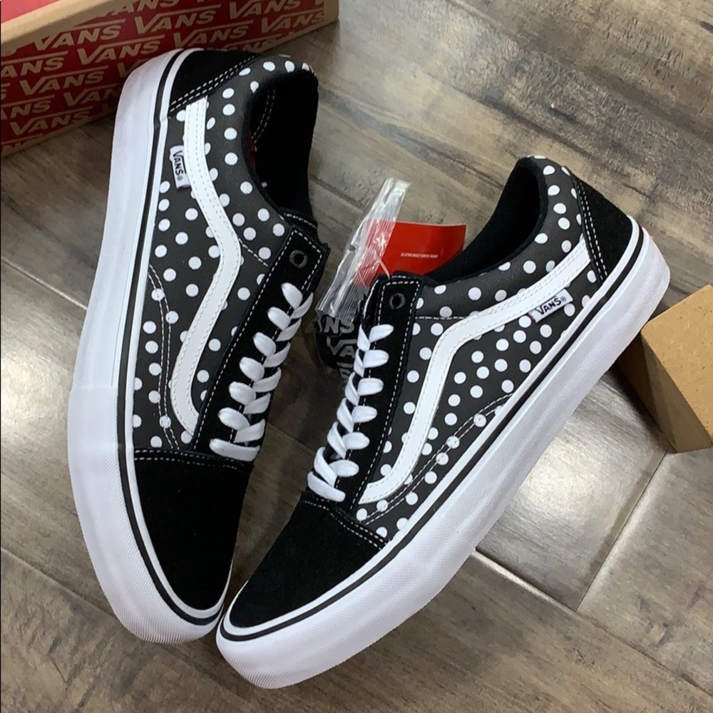VANS OLD SKOOL PRO BAKER DOLLIN/Polka dots men’s - Picture 13 of 16